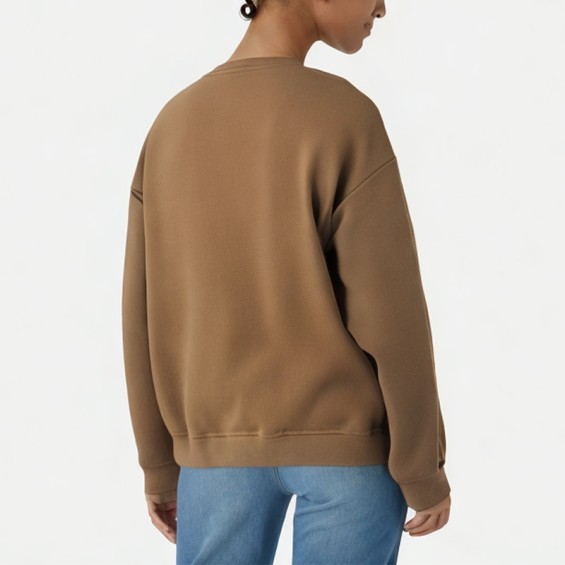 Spring Age-Reducing Round Neck Women's Sweatshirt