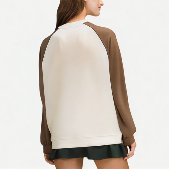 Spring Raglan Colorblock Women's Sweatshirt