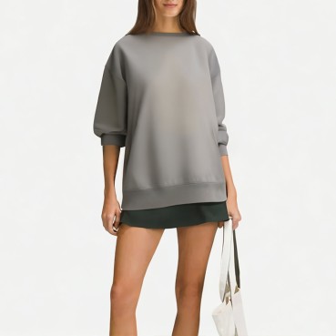 Women's Niche Tie-Dye Pullover Long-Sleeved Sweatshirt