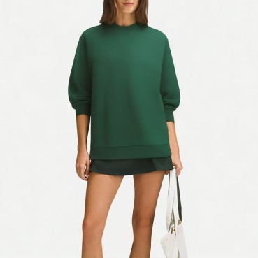 Cute And Fun Avocado Embroidered Women's Sweatshirt 