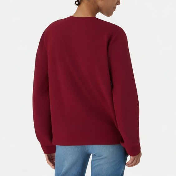 Women's Burgundy Crewneck Sweatshirt
